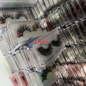 50 Pairs Wholesale Fluffy Mink Colored Lashes (25mm)