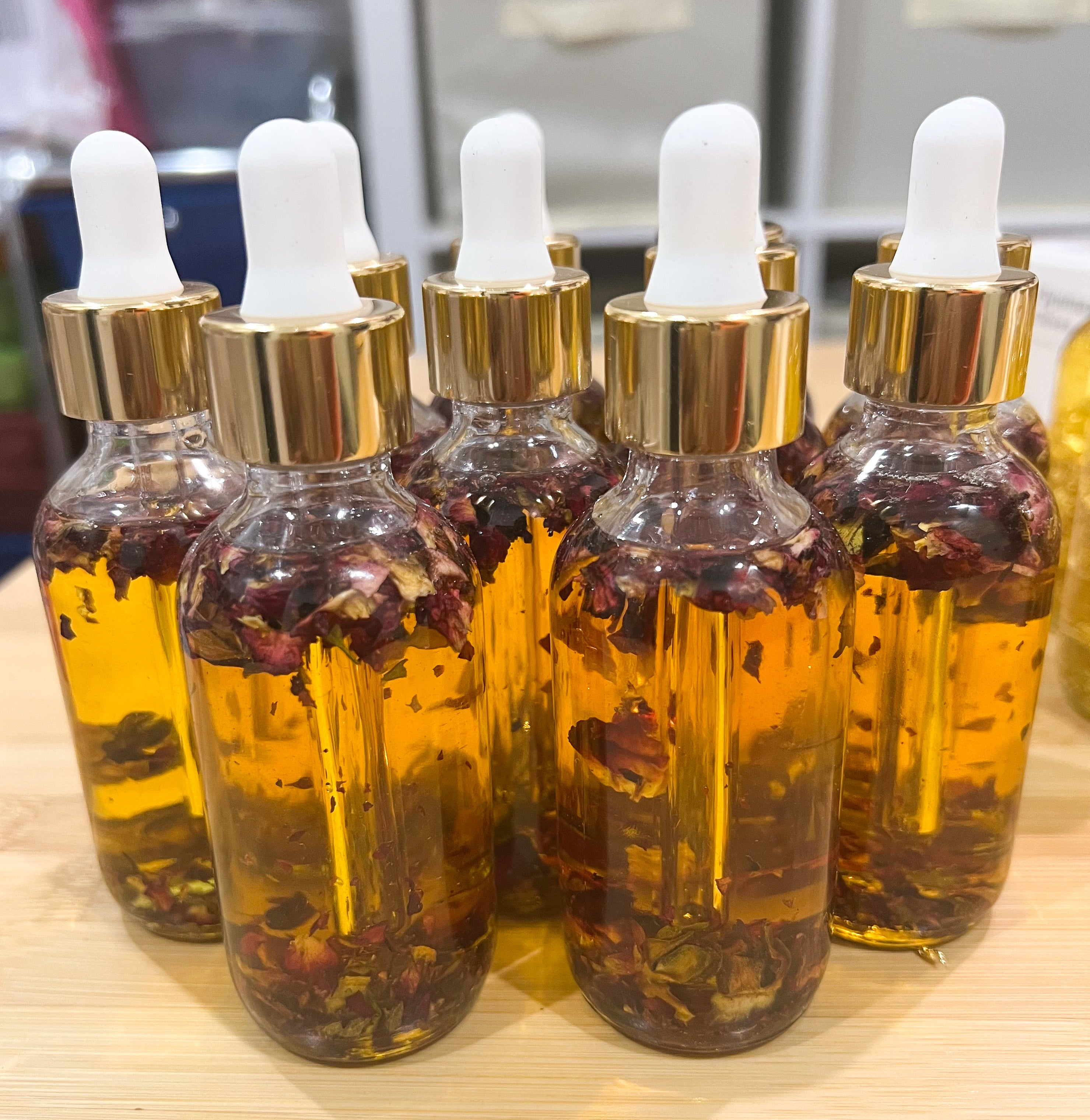 10pcs Wholesale Rose Face and Body Oil