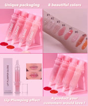 50pcs Private Label Syringe Pout Booster Gloss (High Quality) 