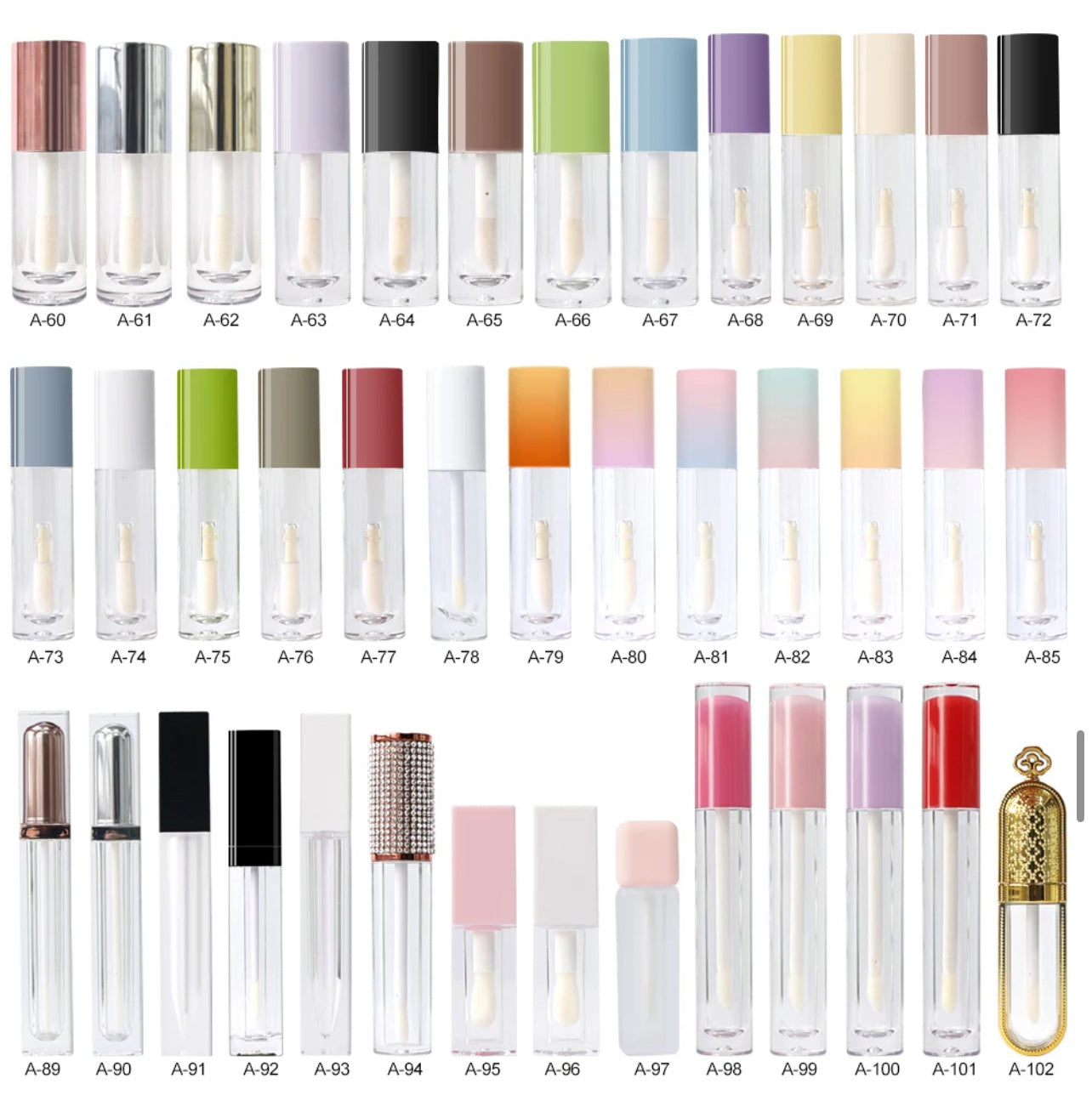 50pcs Private Label Lipstick Kit