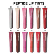 50pcs Private Label Peptide Glossy Lip Balm