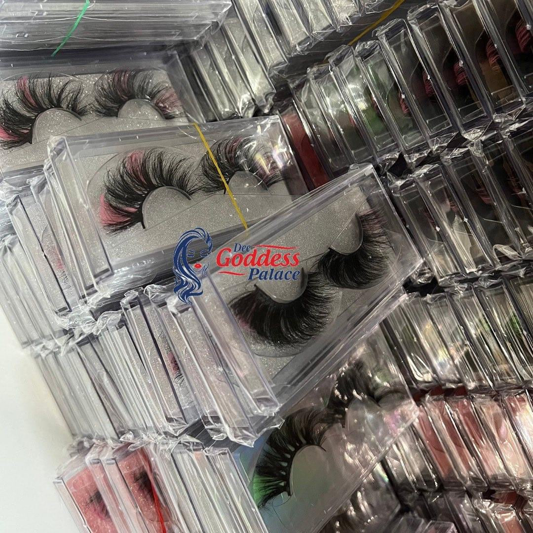 25 Pairs Wholesale Two Toned Colored Lashes