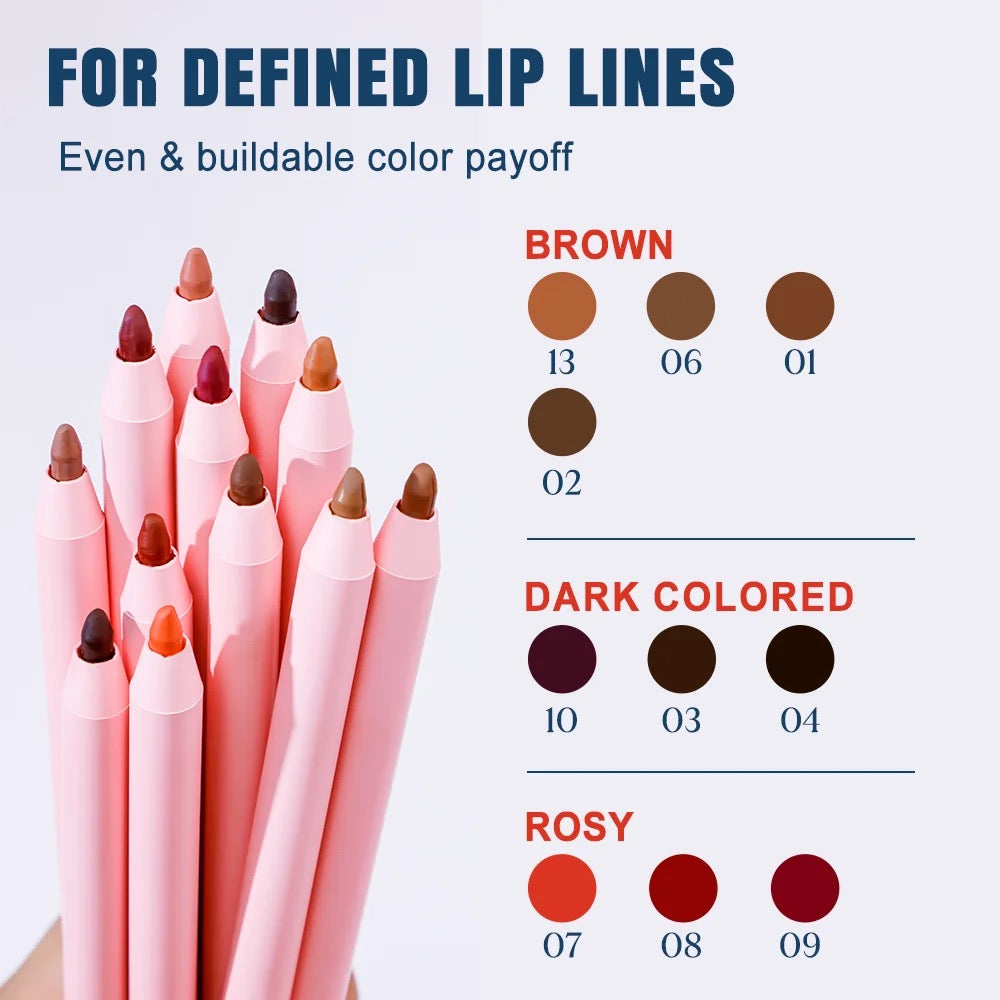 50pcs Private Label Rotating Lip Liner