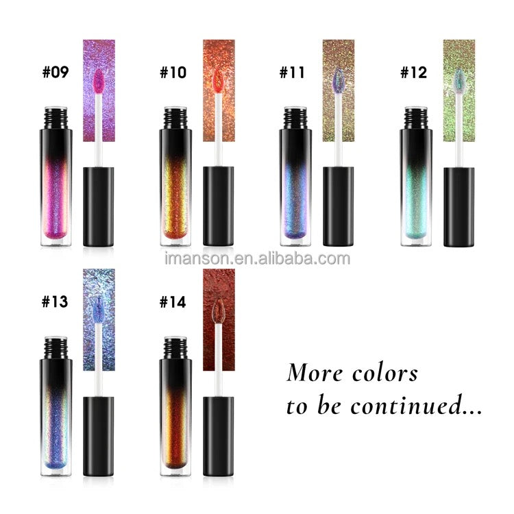 50pcs Wholesale Chameleon Glitter Lipgloss (NO LOGO)