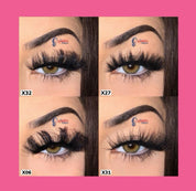 3D, 25MM, Colored Fluffy Mink Lashes