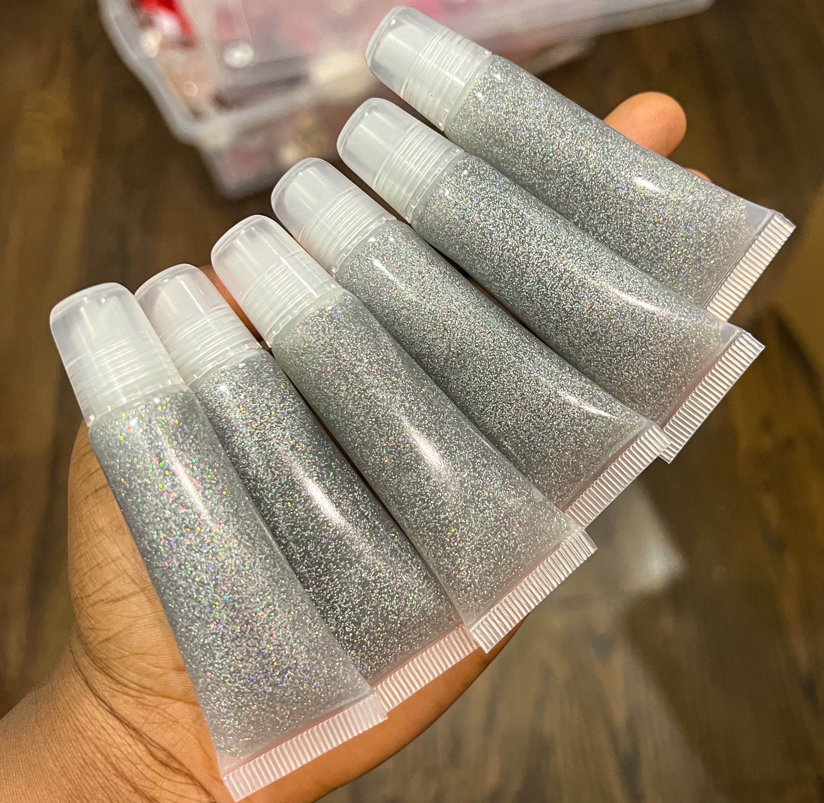 10pcs Wholesale Icy Glitter Lipgloss