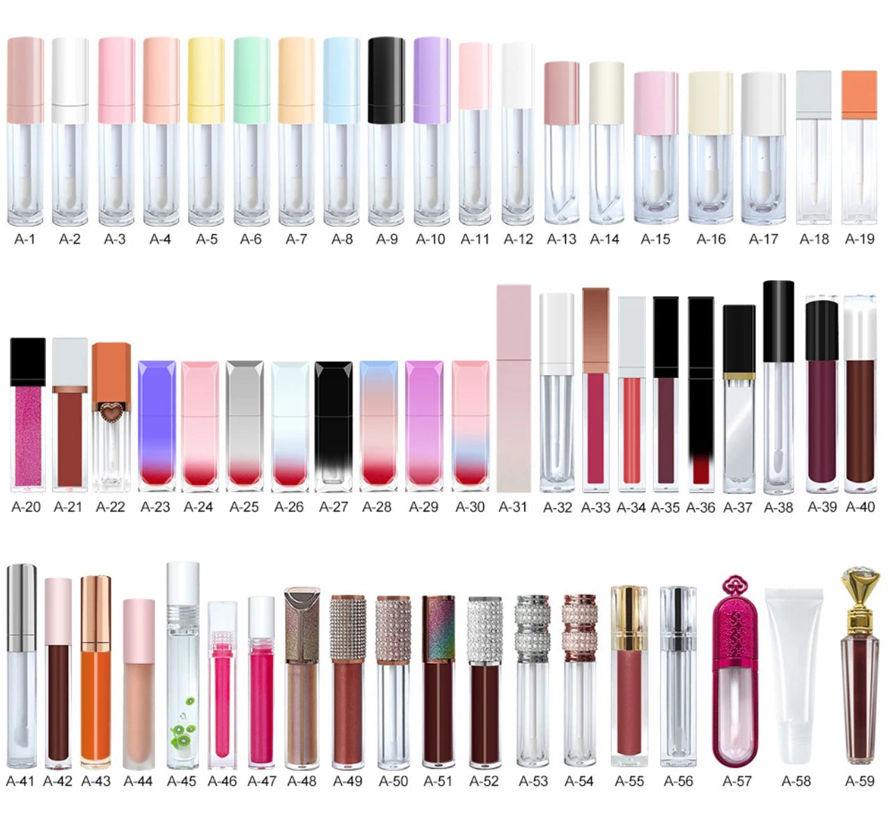 50pcs Wholesale Lipgloss