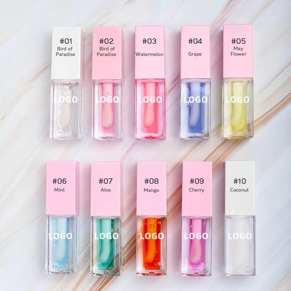 50pcs Private Label Lip Plumping Oil