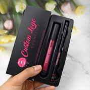 50pcs Private Label Matte Liquid Lipstick + Lip Liner Kit