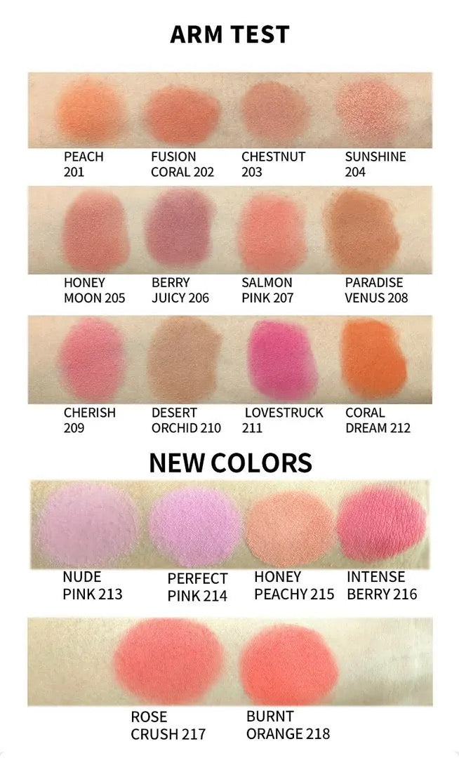 50pcs Private Label Pressed Powder Blush