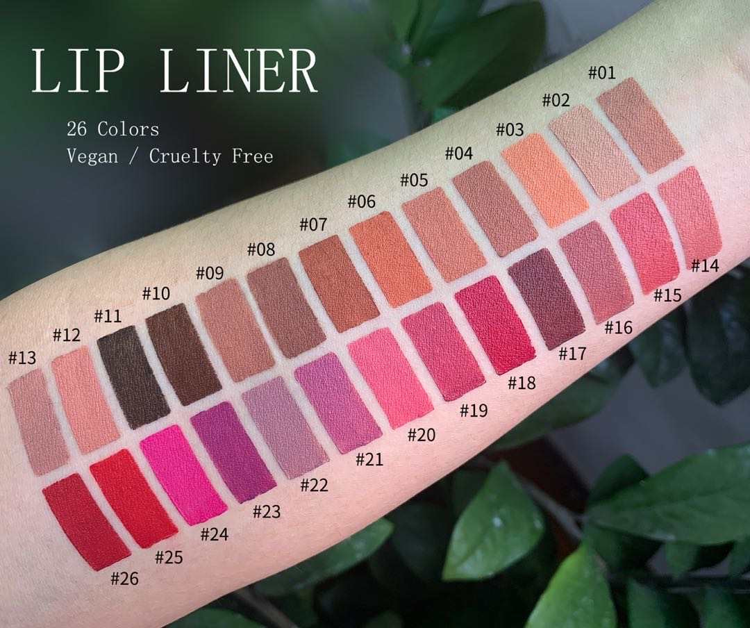 50pcs Private Label Lip Liner White Pencil (High Quality)