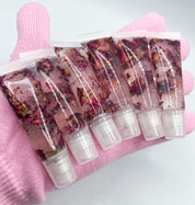 10pcs Wholesale Rose Petal Lipgloss