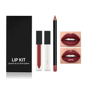 50pcs Private Label Matte Liquid Lipstick + Lip Oil + Lip Liner Kit