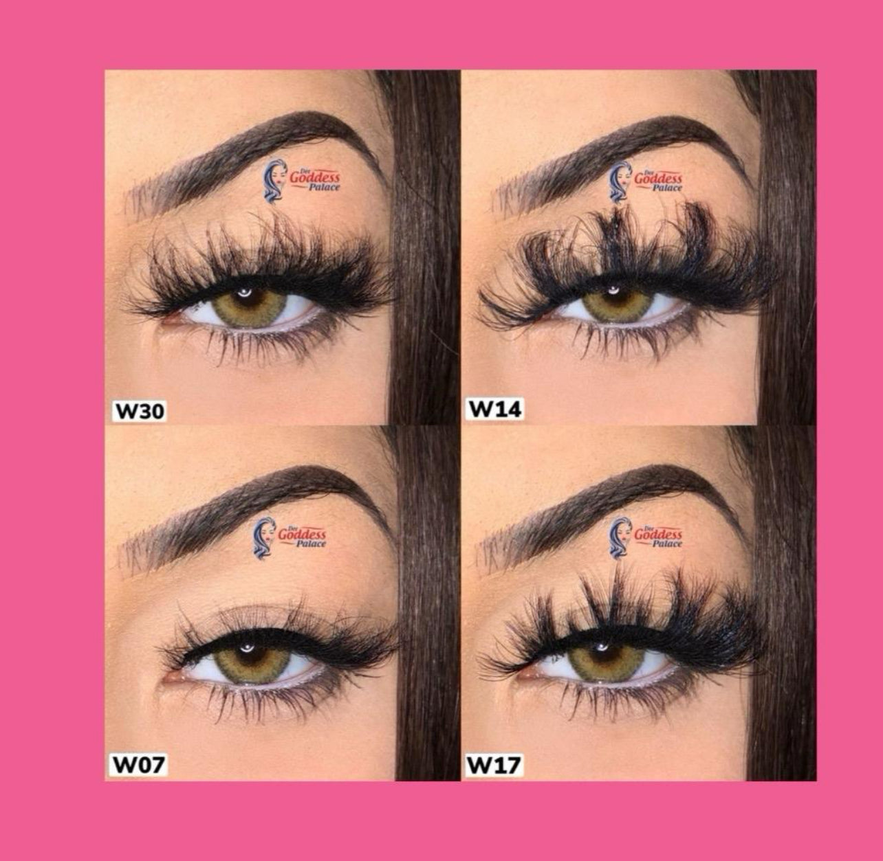 3D, 25MM, Colored Fluffy Mink Lashes