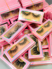 3D, 25MM, Two Toned Colored Fluffy Mink Lashes