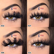 25 Pairs Wholesale 25mm Lashes