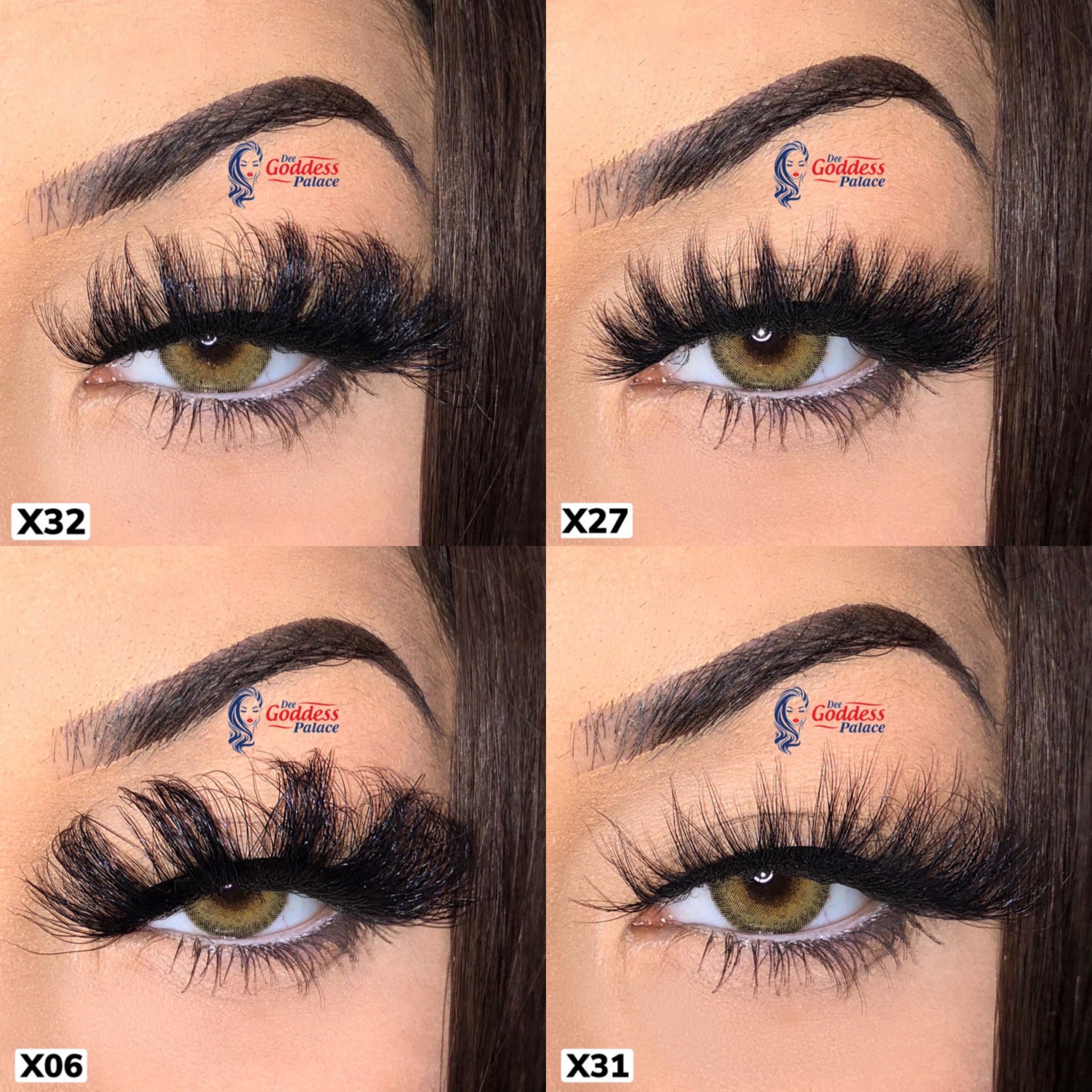 25 Pairs Wholesale 25mm Lashes